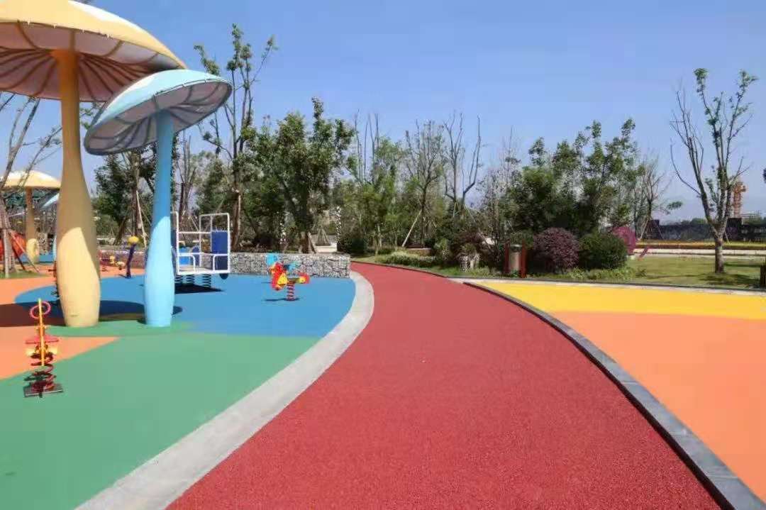 公園防滑透水地坪